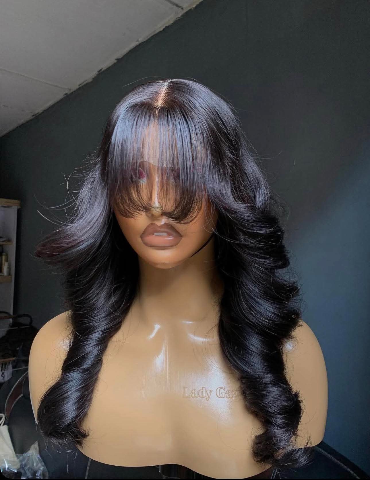 Sdd bounce with a 5x5 styled into a closure fringe unit