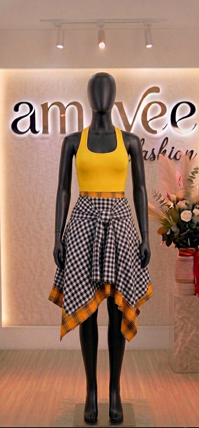 Double handkerchief skirt